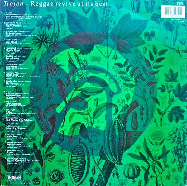 Image of Back Cover of LP - VG/VG - VARIOUS ARTISTS, Out Of Many, One - Jamaican Music 1962-1975 (Trojan Records; TRS 1, UK 1988), ,  - 2516157C