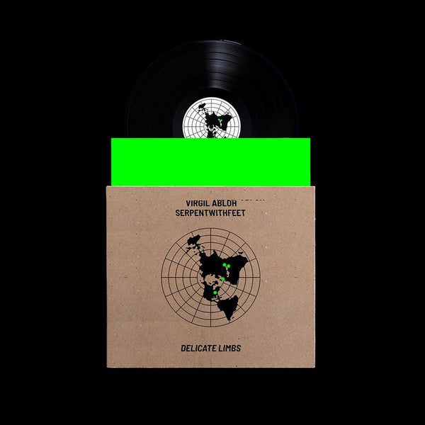 Image of Front Cover of 0235074E: 12" - VIRGIL ABLOH, SERPENTWITHFEET, Delicate Limbs (Columbia ; 19439788301, UK 2021, Brown Mailer Box Sleeve)   NEW/NEW