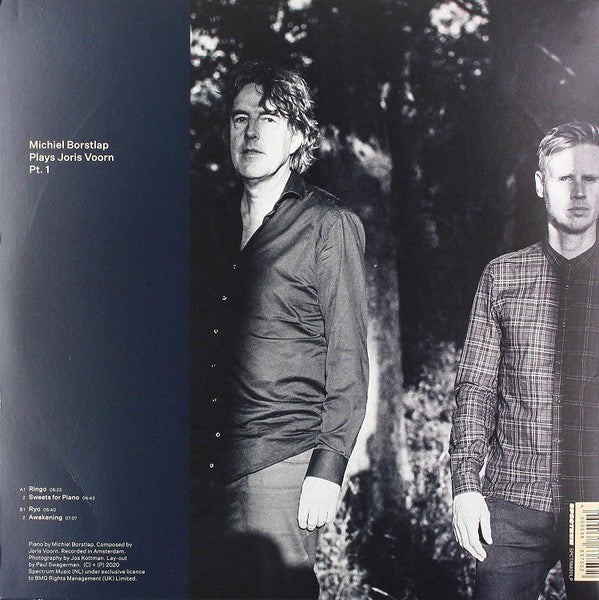Image of Back Cover of 12" - NEW/NEW - MICHIEL BORSTLAP & JORIS VOORN, Michiel Borstlap Plays Joris Voorn Part 1 (Spectrum Music; SPCTRM01LP, Europe 2020, 45 RPM), ,  - 0235080E
