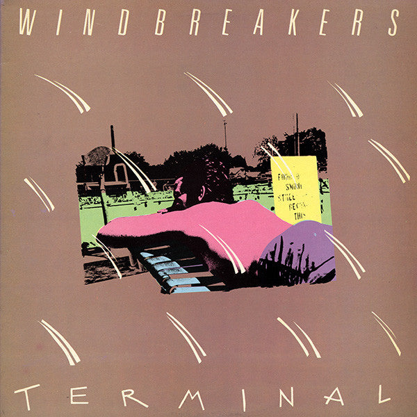 Image of Front Cover of 0225165E: LP - WINDBREAKERS, Terminal (Homestead Records; HMS005, US 1985) Record Fogged, Sticker Damage to Sleeve  G+/G+