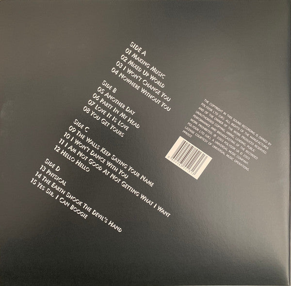 Image of Back Cover of 0225249E: 2xLP - SOPHIE ELLIS-BEXTOR, Shoot From The Hip (Plastic Pop Records; PPR0002, UK 2021 Reissue, Gatefold, 2 Inners, White Vinyl) Crease In Spine  VG+/EX