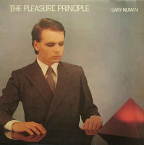 Image of Front Cover of LP - VG/VG - GARY NUMAN, The Pleasure Principle (Beggars Banquet; BEGA 10, UK 1979, Inner With Square Corners, "EG" Runout), Hairlines, edge & ring wear, writing on Inner,  - 3446021S