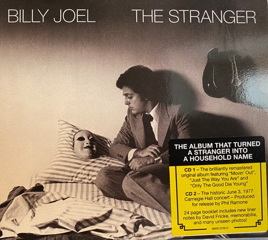 Image of Front Cover of 2xCD - VG+/VG+ - BILLY JOEL, The Stranger (Sony BMG Music Entertainment; 88697225812, Europe 2008 Reissue, Textured Gatefold Sleeve, Booklet), ,  - 2236178E
