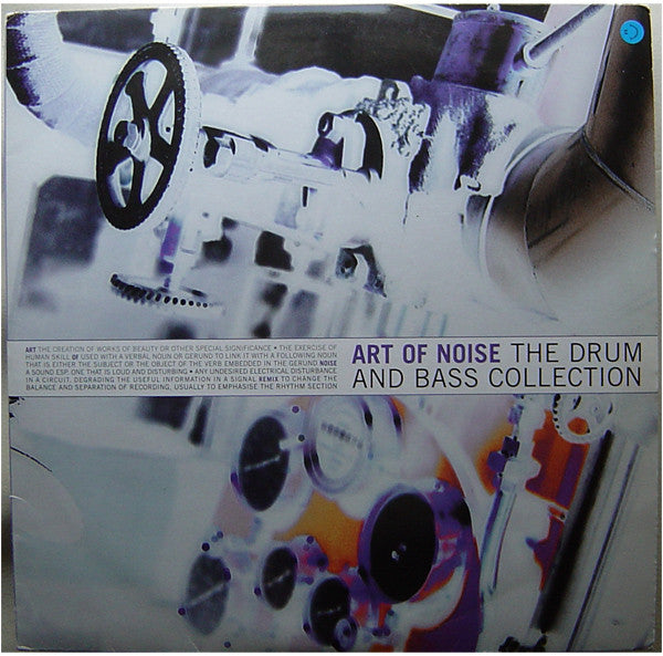 Image of Front Cover of 0225335E: 2xLP - ART OF NOISE, The Drum And Bass Collection (China Records; WOL1072, UK 1996) light marks on vinyl, corner bump and edge wear on sleeve. faint ring wear.   VG/VG