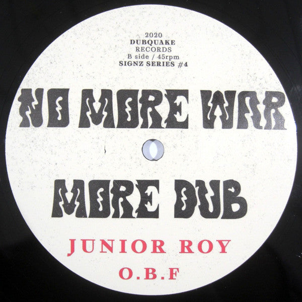 Image of Label Cover of 0225434E: 12" - O.B.F., Signz Series #4 (Dubquake Records; OBFREC1214, France 2020) Still In Shrinkwrap  VG+/VG+
