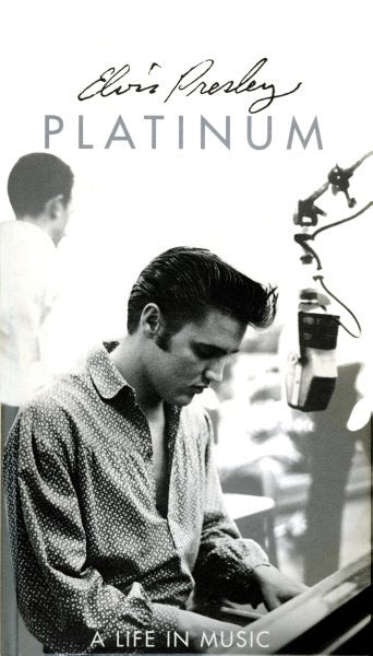 Image of Front Cover of 0216637C: 4xCD - ELVIS PRESLEY, Platinum (A Life In Music) (RCA; 07863 67469 2, Europe 1997, Book Sleeve)   VG+/VG+