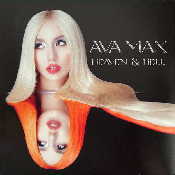 Image of Front Cover of LP - EX/EX - AVA MAX, Heaven & Hell (Atlantic; 075678645921, USA & Europe 2020, Inner, Limited Edition Transparent Blue), Stickered Sleeve,  - 4046196S