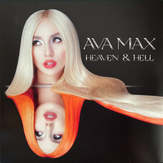 Image of Front Cover of LP - EX/EX - AVA MAX, Heaven & Hell (Atlantic; 075678645921, USA & Europe 2020, Inner, Limited Edition Transparent Blue), Stickered Sleeve,  - 4046196S