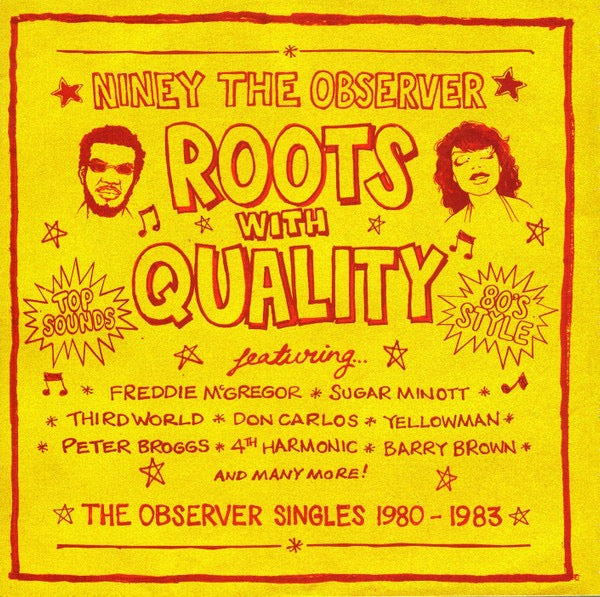 Image of Front Cover of 2xCD - EX/EX - NINEY THE OBSERVER, Roots With Quality (The Observer Singles 1980-1983) (Doctor Bird; DB2CD145, UK 2024 Reissue, Double CD Case), ,  - 2356127S