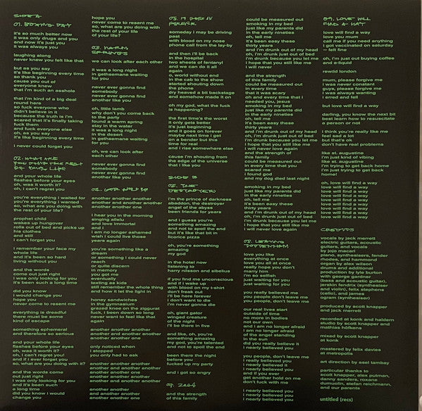 Image of Back Cover of LP - EX/VG+ - FAMOUS, Party Album (Untitled (Recs); u(r)014, UK 2024, Inner), Very light hairlines,  - 0315012C