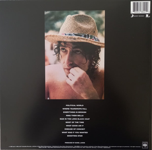 Image of Back Cover of 0315101C: LP - BOB DYLAN, Oh Mercy (Columbia; 88985438421, Europe 2017 Reissue, Insert)   NEW/NEW
