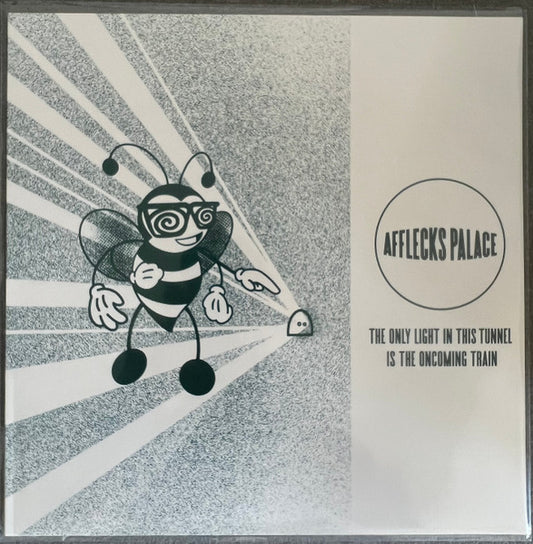 Image of Front Cover of 0315015C: LP - AFFLECKS PALACE, The Only Light In This Tunnel Is The Oncoming Train (Spirit of Spike Island Records; LPSOSI18IE, UK & Ireland 2023, Green Vinyl, Limited Edition of 750)   VG+/VG+
