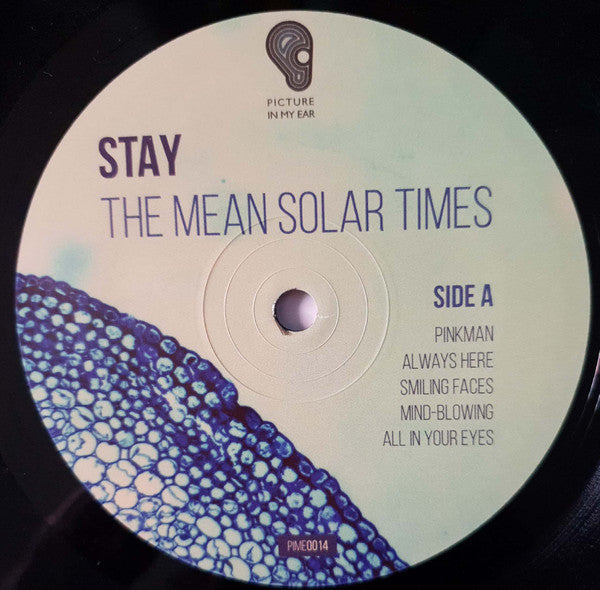 Image of Label Cover of 0315187C: LP - STAY, The Mean Solar Times (Picture In My Ear; PIME 0014, US 2016, Inner) Opened Instore  EX/EX