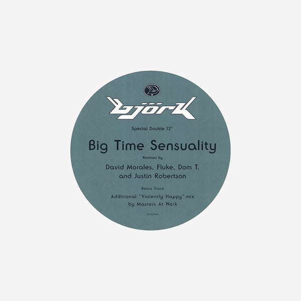 Image of Front Cover of 2x12" - VG/VG+ - BJORK, Big Time Sensuality (Elektra; 0-66244, US 1993, Picture Sleeve), Sleeve in opened shrink.,  - 3316145C