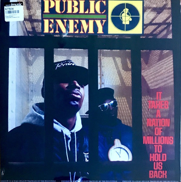 Image of Front Cover of 4115337C: LP - PUBLIC ENEMY, It Takes A Nation Of Millions To Hold Us Back (Def Jam Recordings; 5346821, Europe 2022 Reissue, Inner)   NEW/NEW