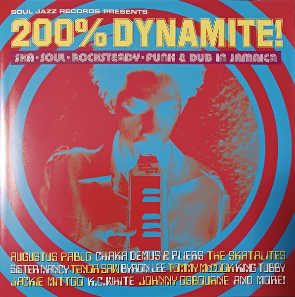 Image of Front Cover of CD - VG+/VG+ - VARIOUS, 200% Dynamite! (Soul Jazz Records; SJR CD517, UK 2023 Reissue, Jewel Case), ,  - 3516025C