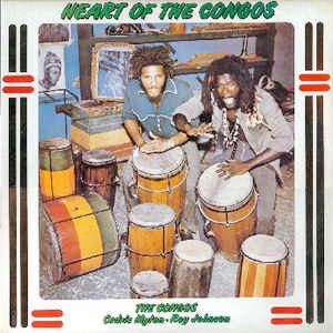 Image of Front Cover of LP - G+/G+ - THE CONGOS, Heart Of The Congos (Go-Feet Records; BEAT 2, UK 1980 Reissue, Sticker), Lots of marks on either side of record. Surface noise and crackle throughout, but plays well. Sleeve has some edge and ring wear.,  - 2846204S