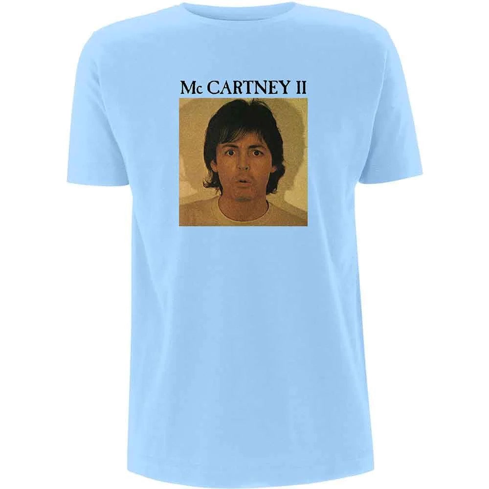 Image of Front Cover of Accessories - NEW - PAUL MCCARTNEY, McCartney II Photo (Blue) T-Shirt L (,  ), ,  - 4416321C