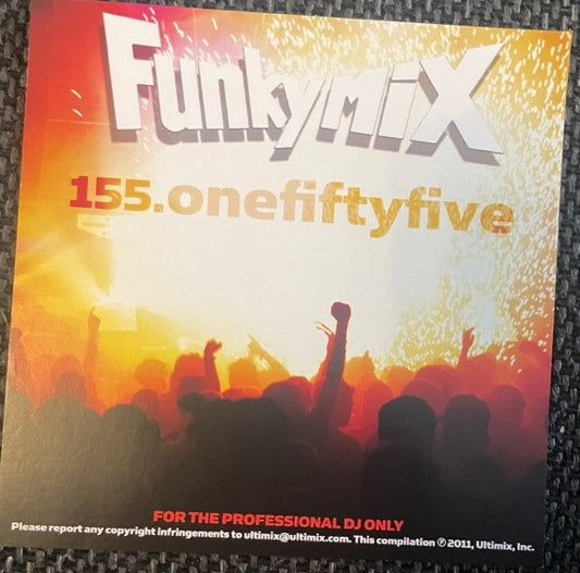 Image of Front Cover of 0315567C: 2xLP - VARIOUS, Funkymix Vol. 155 (Ultimix; FM-155, US 2012, Unofficial) Stickered shrink-wrap. Alternate sleeve design to one in picture or Discogs page. Labels lightly stained / scuffed  VG+/VG