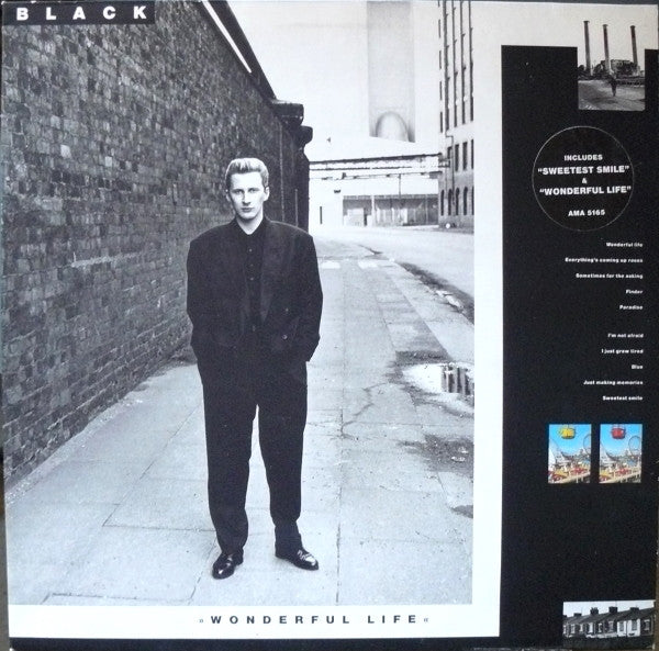 Image of Front Cover of LP - VG/VG - BLACK, Wonderful Life (A&M Records; AMA 5165, UK 1987, Inner), ,  - 3816294C