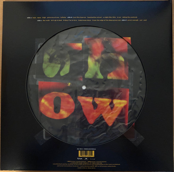 Image of Back Cover of 2xLP - VG+/VG+ - THE CURE, Show (Fiction Records; 484 789-5, Europe 2023 Reissue, Die Cut Gatefold Sleeve, Picture Discs, Ltd to 10000), ,  - 0846225S