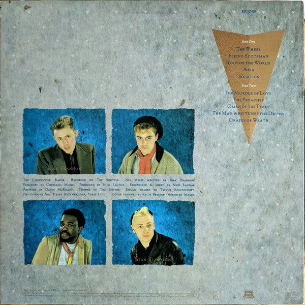 Image of Back Cover of LP - VG+/VG - SPEAR OF DESTINY, Grapes Of Wrath (Epic; EPC 25318, UK 1983, Inner), ,  - 3016120C