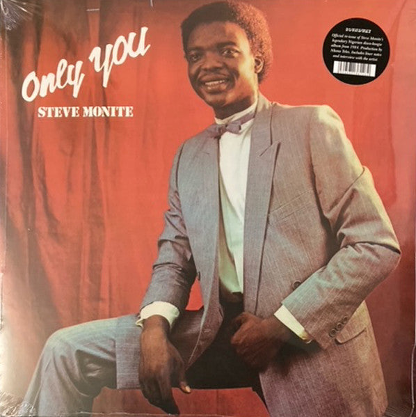 Image of Front Cover of LP - VG+/VG+ - STEVE MONITE, Only You (Soundway; SNDWLP146, UK 2022, Inner), Stickered shrink,  - 3116396C