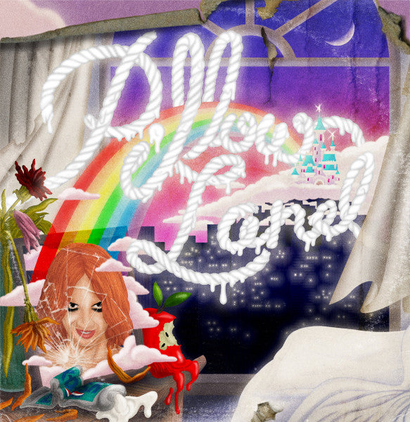 Image of Front Cover of 0745060S: LP - JAM CITY, Pillowland (Earthly Records; E007, UK 2021, Inner, Poster, 150g Black Vinyl) Opened Instore, Still In Shrinkwrap  VG+/EX