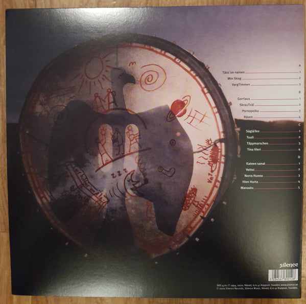 Image of Back Cover of 0425172E: 2xLP - HEDNINGARNA, Tr� (Silence; SRS 4721, Sweden 2020 Reissue, 2 Inners) Still In Stickered Shrinkwrap, Light Corner Bump  VG+/EX