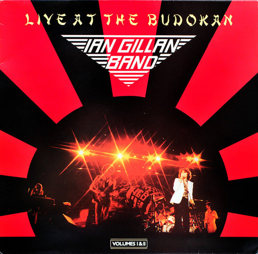 Image of Front Cover of 0415392C: 2xLP - IAN GILLAN BAND, Live At The Budokan - Volumes I & II (Virgin Green/Red; VGD 3507, UK 1983)   VG/VG+