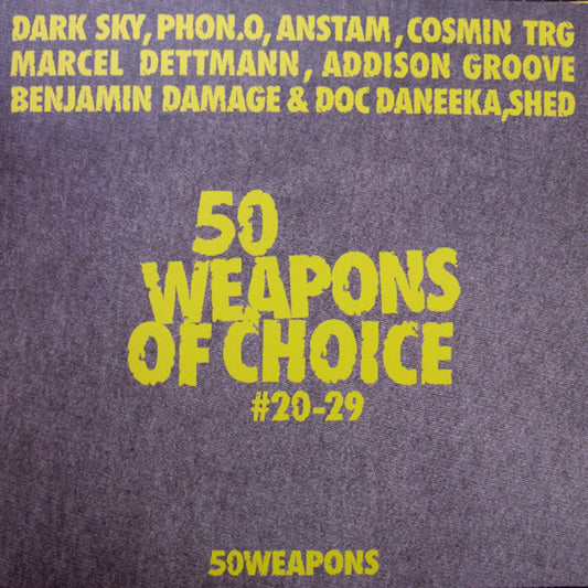 Image of Front Cover of 2xLP - VG+/EX - VARIOUS, 50 Weapons Of Choice #20-29 (50Weapons; 50WEAPONSLP09, Germany 2012, Picture Sleeve), Opened in store, still in shrink but not sealed.,  - 2126129E