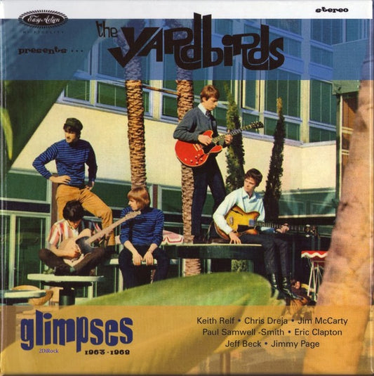Image of Front Cover of 5xCD - VG/EX - THE YARDBIRDS, Glimpses 1963-1968 (Easy Action Recordings Ltd.; EARS035, UK 2011, Box Set, 5 Inners, Includes 7", Booklet and Postcards ), Internal Card CD Tray Has Two Torn Corners,  - 3816419C