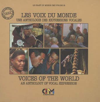 Image of Front Cover of 3xCD - VG/VG+ - VARIOUS, Les Voix Du Monde (Une Anthologie Des Expressions Vocales) = Voices Of The World (An Anthology Of Vocal Expression) (Le Chant Du Monde ; CMX 3741010-11-12, France 1996, Book Sleeve, Inner), Light Marks only.,  - 0435211E