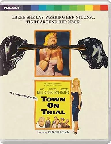Image of Front Cover of Blu-Ray - VG+/VG+ - JOHN GUILLERMIN, Town on Trial (Indicator; 050, UK 2018, Booklet, All Regions), ,  - 0535031E