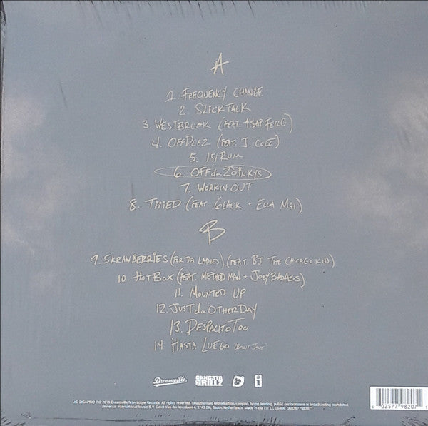 Image of Back Cover of LP - VG/VG+ - J.I.D, DiCaprio 2 (Dreamville; 0602577982071, Europe ), Ring Wear,  - 2646003S