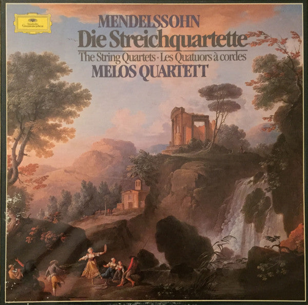 Image of Front Cover of 4xLP - VG+/VG+ - MELOS QUARTETT, Mendelssohn: Die Streichquartette - The String Quartets - Les Quatuors � Cordes (Deutsche Grammophon; 2740 267, Germany 1982, Box Set, Booklet), ,  - 4126249E