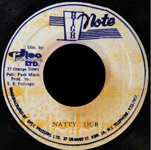 Image of Back Cover of 7" - /VG+ - RANKING JOE, Can't Stop The Dread / Natty Dub (High Note; , Jamaica 1978), ,  - 2526090E
