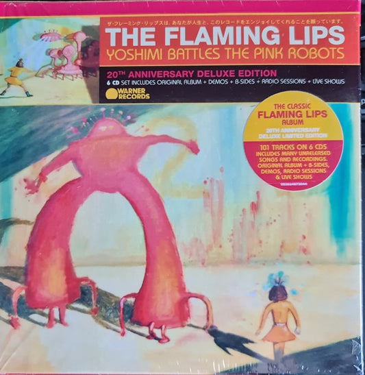 Image of Front Cover of 6xCD - EX/M - THE FLAMING LIPS, Yoshimi Battles The Pink Robots (20th Anniversary Deluxe Edition) (Warner Records; 093624873044, Europe 2022 Reissue, Slipcase, Booklet & Poster), Still SEALED In Stickered Shrinkwrap,  - 2316195C