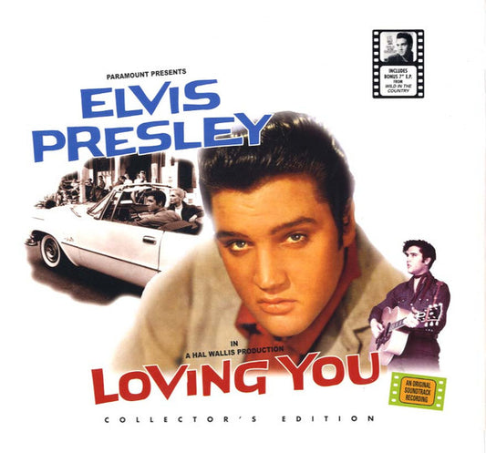 Image of Front Cover of LP - VG+/VG+ - ELVIS PRESLEY, Loving You - Collector's Edition (RCA; ELVIS110, UK 2002 Reissue, Inner & Booklet, Stickered Sleeve, With 7"), Minor corner crease. Missing 7",  - 3026056E