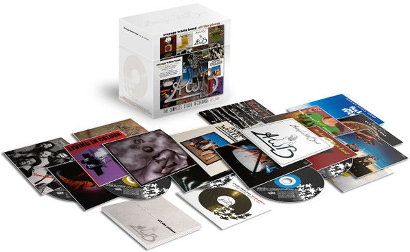 Image of Back Cover of 19xCD - EX/M - AVERAGE WHITE BAND, All The Pieces - The Complete Studio Recordings 1971-2003 (Edsel Records; AWBOX01, UK 2014, Box Set, Booklet & Inners), Sealed,  - 0535247E