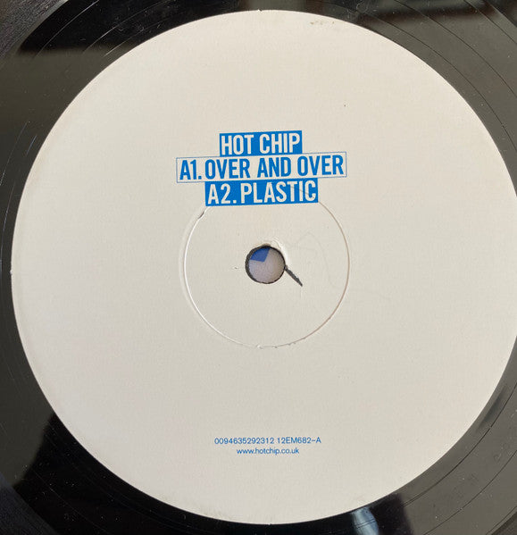 Image of Label Cover of 12" - VG/VG+ - HOT CHIP, Over And Over (EMI; 12EM682, UK 2006, Picture Sleeve), Edge Wear,  - 3946001S