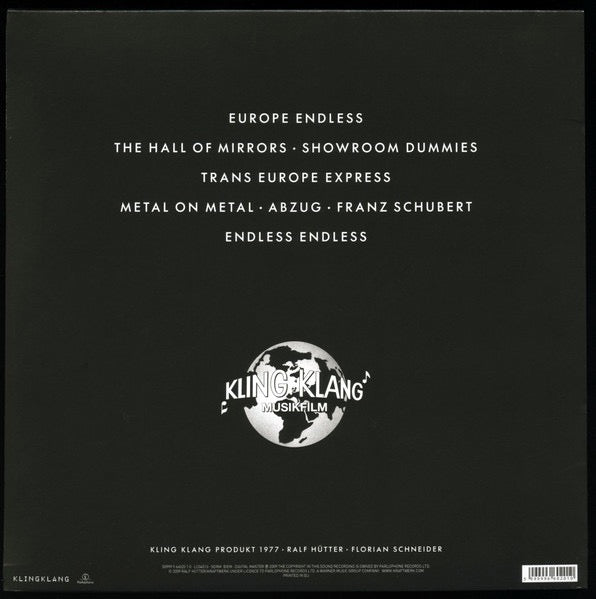 Image of Back Cover of LP - VG+/VG+ - KRAFTWERK, Trans Europe Express (Kling Klang; 50999 9 66020 1 0, Europe 2015 Reissue, Inner & Booklet, 180g), ,  - 3216044C