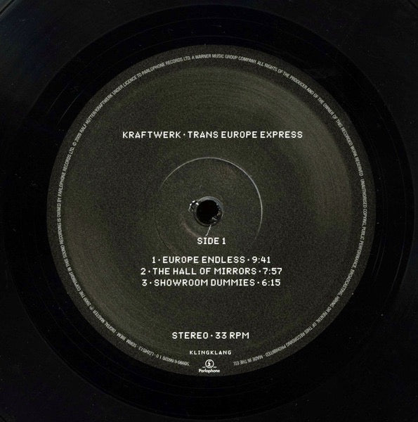 Image of Label Cover of LP - VG+/VG+ - KRAFTWERK, Trans Europe Express (Kling Klang; 50999 9 66020 1 0, Europe 2015 Reissue, Inner & Booklet, 180g), ,  - 3216044C