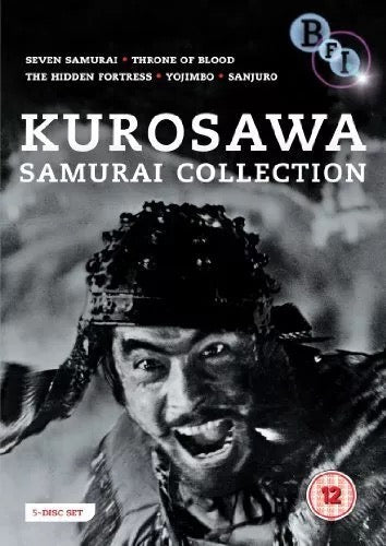 Image of Front Cover of 5xDVD - VG+/VG+ - AKIRA KUROSAWA, The Samurai Collection (BFI; BFIVD867, UK 2010 Reissue, Box Set), ,  - 2536427E