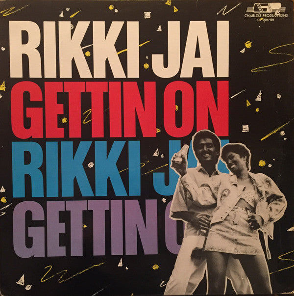 Image of Front Cover of 12" - VG+/M - RIKKI JAI, Gettin On / Sumintra (Charlo's Productions ; CP 004-89,   1989, Picture Sleeve), SEALED,  - 0525287E