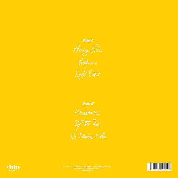 Image of Back Cover of 0625084E: LP - PALOMO WENDEL, Morning Glow (HHV ; HHV804, Europe 2019, Black Inner) Opened Instore  EX/EX