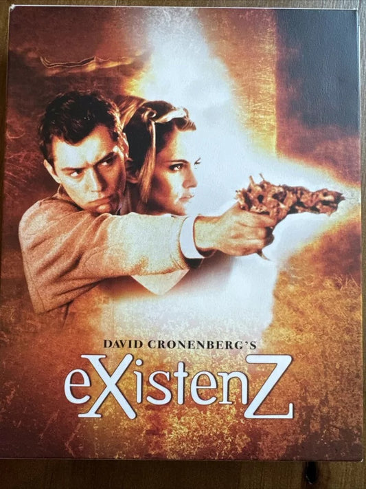 Image of Front Cover of 2xBlu-Ray - VG+/VG+ - DAVID CRONEMBERG, eXistenZ (101; , UK 2019, Slipcase, Booklet, DVD + Bly Ray), ,  - 0635040E