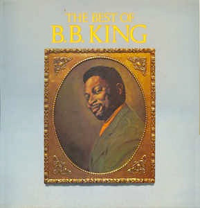 Image of Front Cover of LP - G+/VG - B.B. KING, The Best Of (MCA Black Rainbow; MCL 1612, UK 1970s Reissue), Sleeve has sticker glue and staining on front, creasing, wear,  - 2816329C