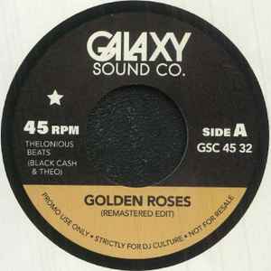 Image of Front Cover of 0625146E: 7" - THELONIOUS BEATS, Golden Roses / Latin Love Song (Galaxy Sound Co.; GSC 45 32, US 2022) Light hairlines  /VG+