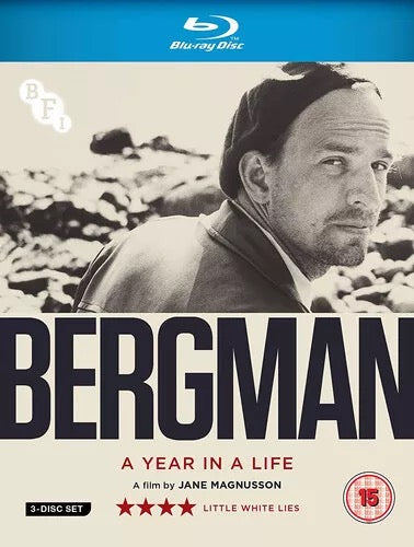 Image of Front Cover of 0635124E: 3xBlu-Ray - JANE MAGNUSSON, Bergman: A Year in a Life (BFI; BFIB1331, UK 2018, Slipcase)   VG+/VG+